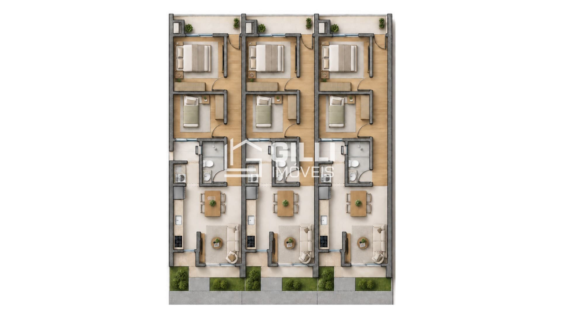 Casa Geminada - Venda - 2 Dormitórios - 70 m² - Imagem 3